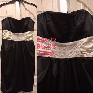 Black cocktail dress